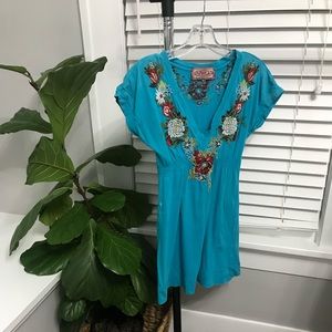 Embroidered Sun Dress